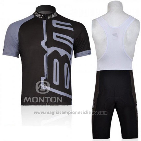 2011 Abbigliamento Ciclismo BMC Nero Manica Corta e Salopette